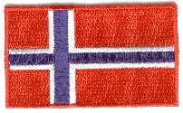 NORGE TYGMÄRKE 65x38mm