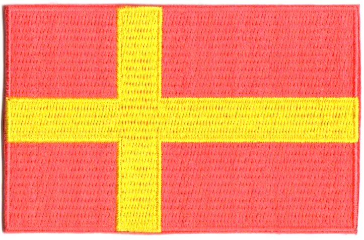 SKÅNE - SKÅNELAND TYGMÄRKE 90x58mm