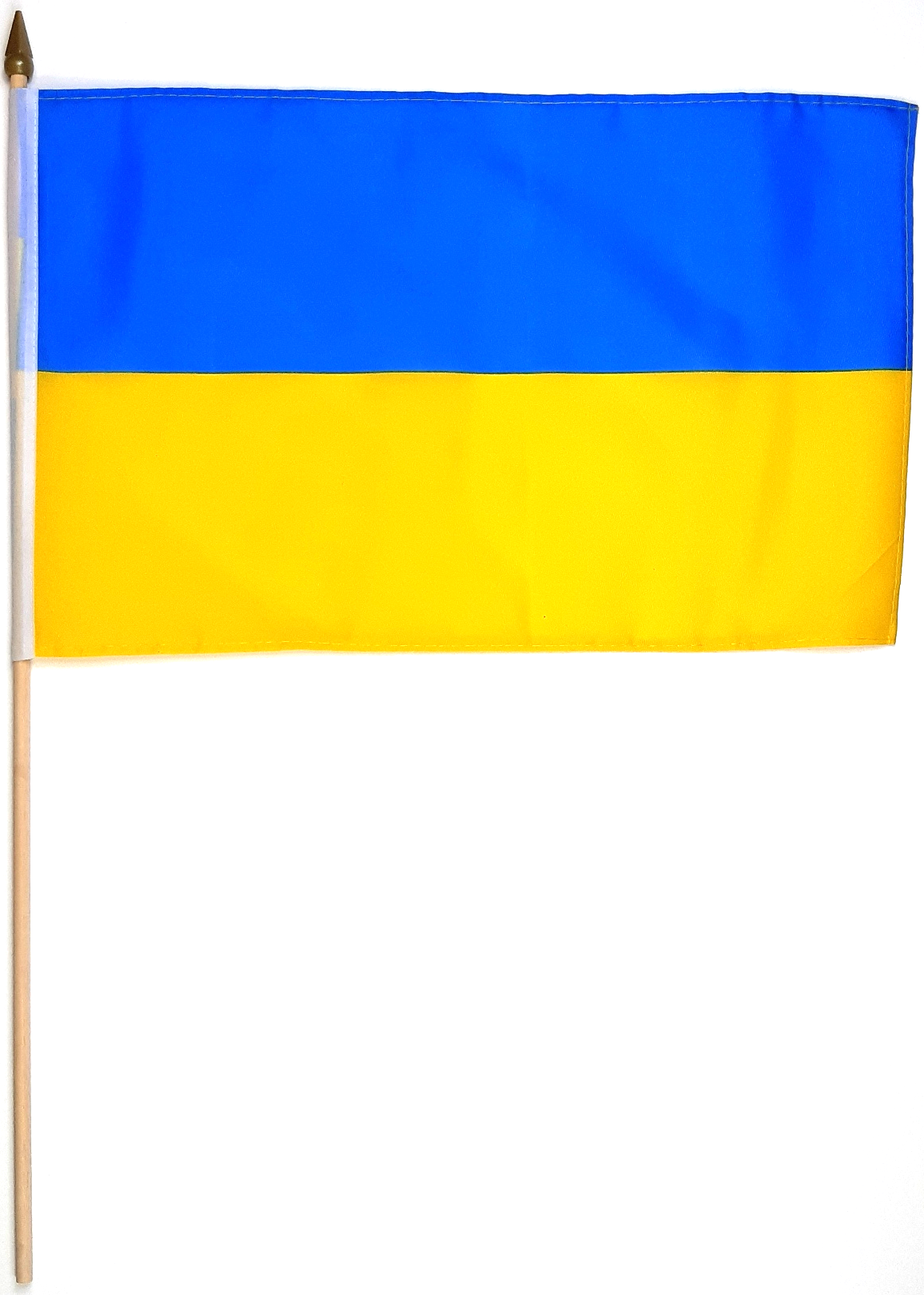 UKRAINA HANDFLAGGA 45X30CM