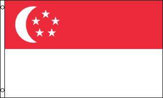 SINGAPORE FLAGGA 150X90CM