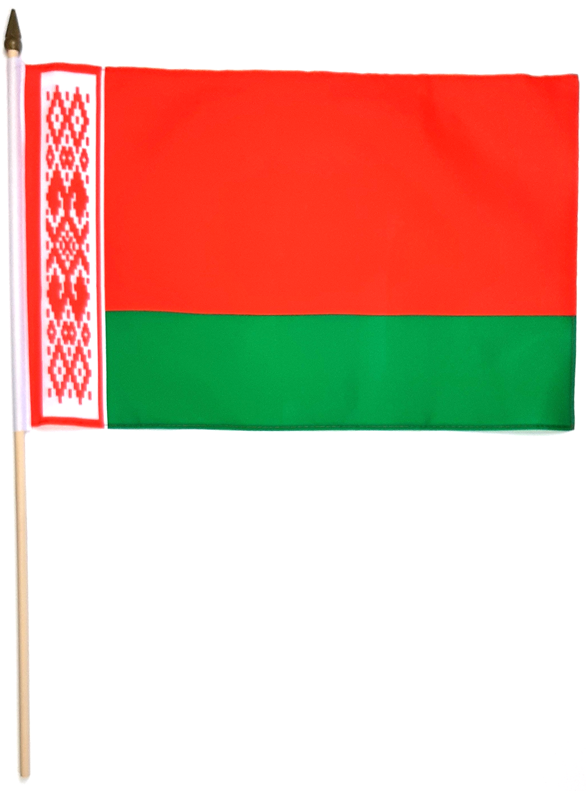 VITRYSSLAND/BELARUS HANDFLAGGA 45X30CM