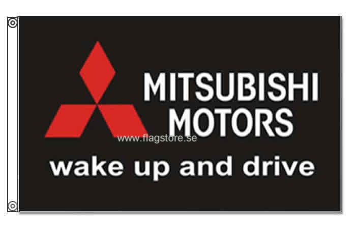 MITSUBISHI FLAGGA 150X90CM