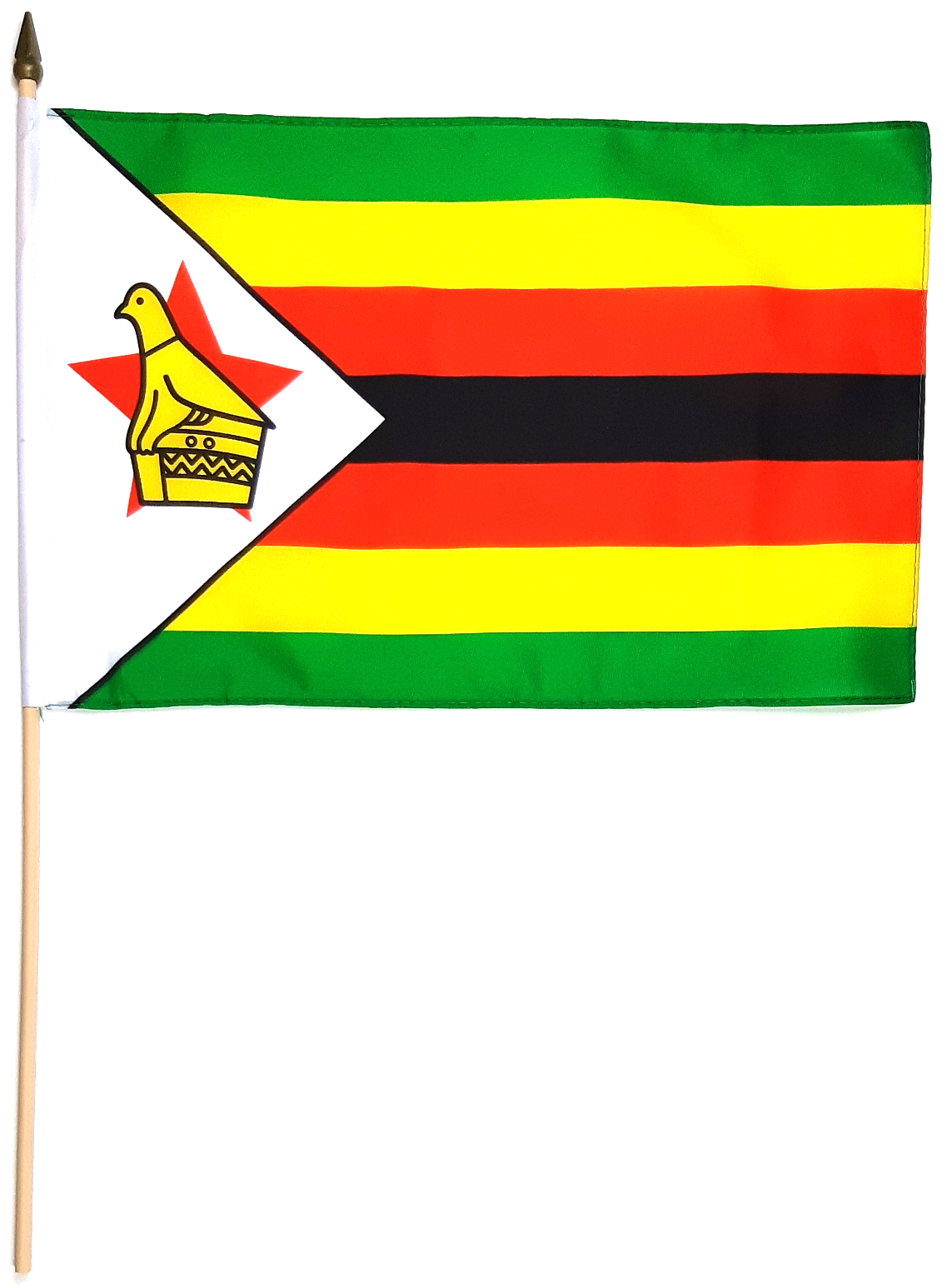 ZIMBABWE HANDFLAGGA 45X30CM