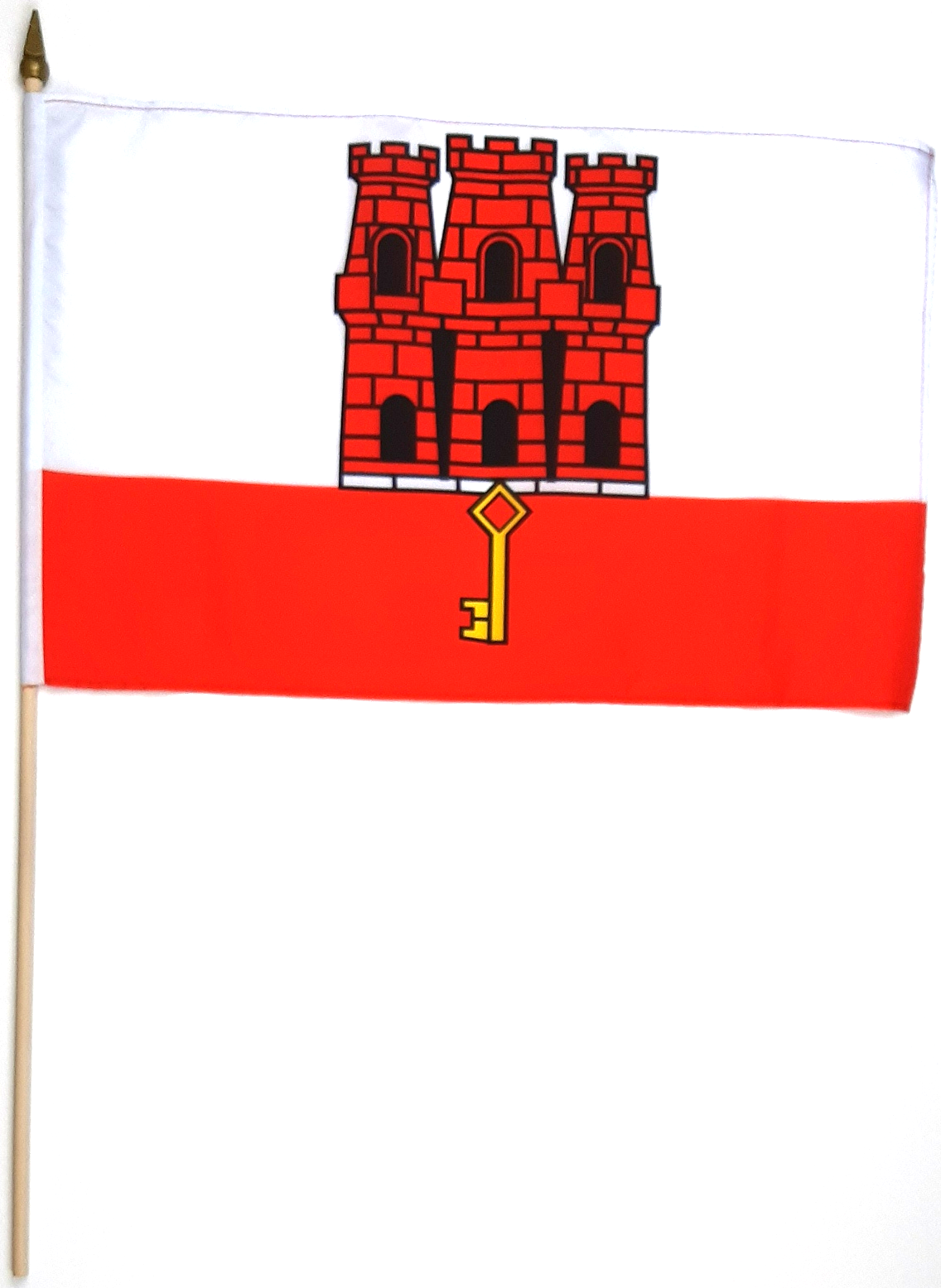 GIBRALTAR HANDFLAGGA 45X30CM