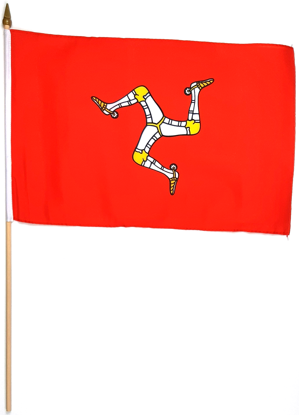 ISLE OF MAN HANDFLAGGA 45X30CM