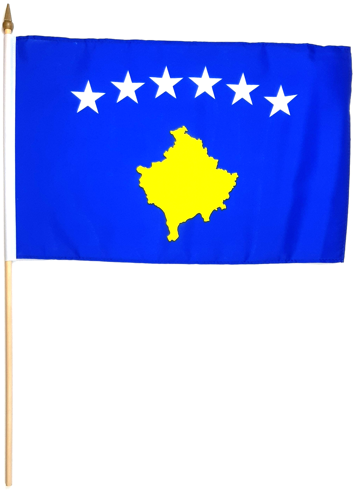 KOSOVO HANDFLAGGA 45X30CM