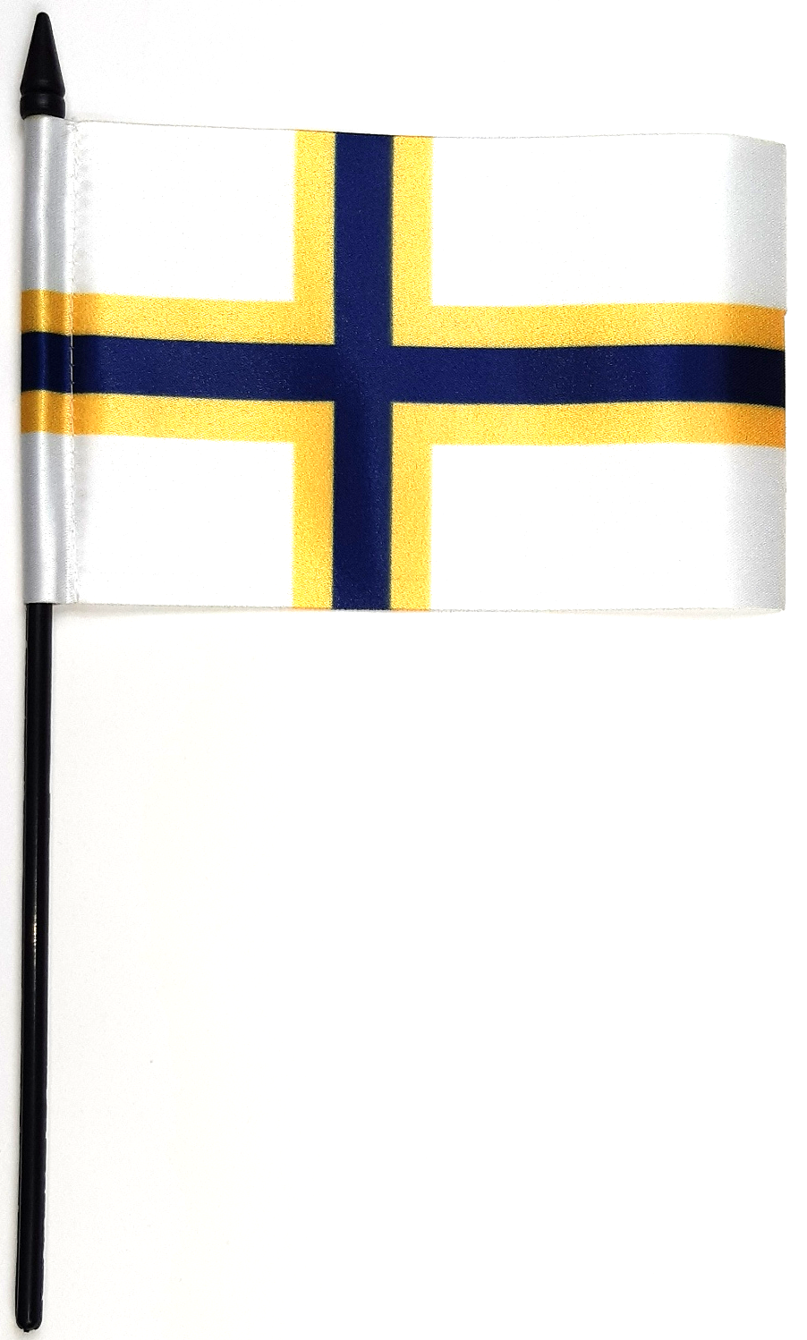 SVERIGEFINSK HANDFLAGGA 15X10CM PREMIUM