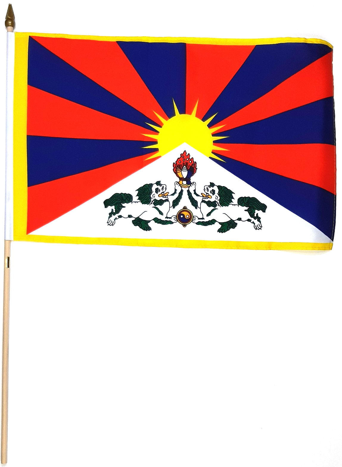 TIBET HANDFLAGGA 45X30CM