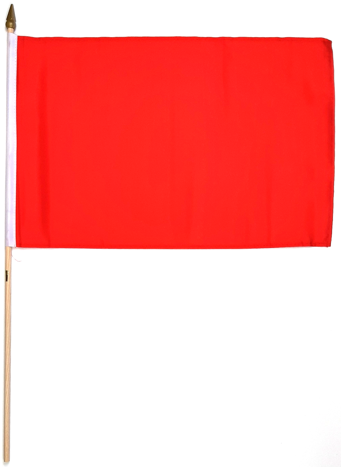 RÖD ENFÄRGAD HANDFLAGGA 45X30CM