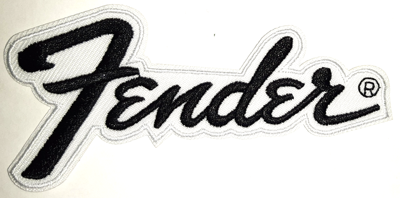 Fender tygmärke - patch 100x47mm