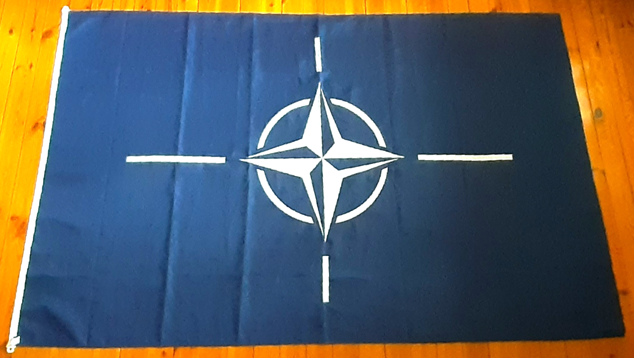 NATO SYDD FLAGGA PREMINUM KVALITET 240X150CM FÖR FLAGGSTÅNG 10 METER