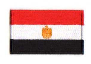 EGYPTEN TYGMÄRKE 65x38mm