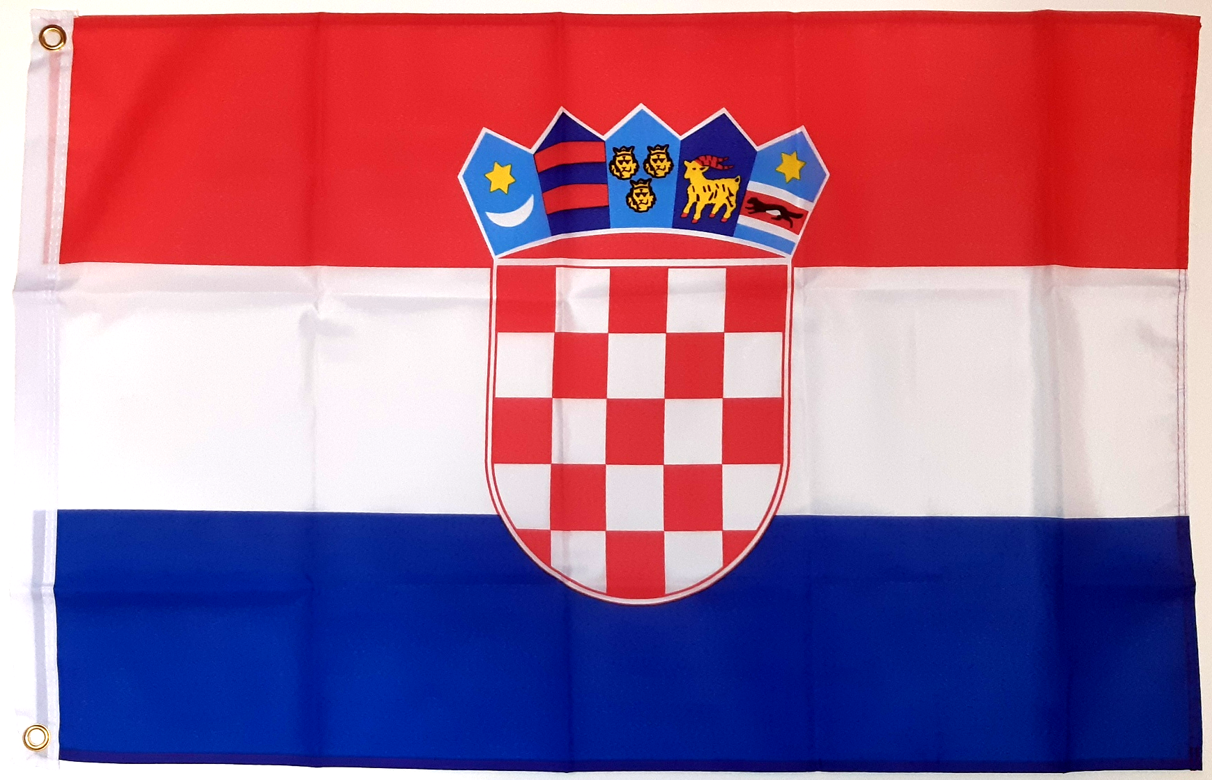 KROATIEN FLAGGA 150X90CM