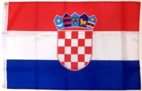 KROATIEN FLAGGA 150X90CM