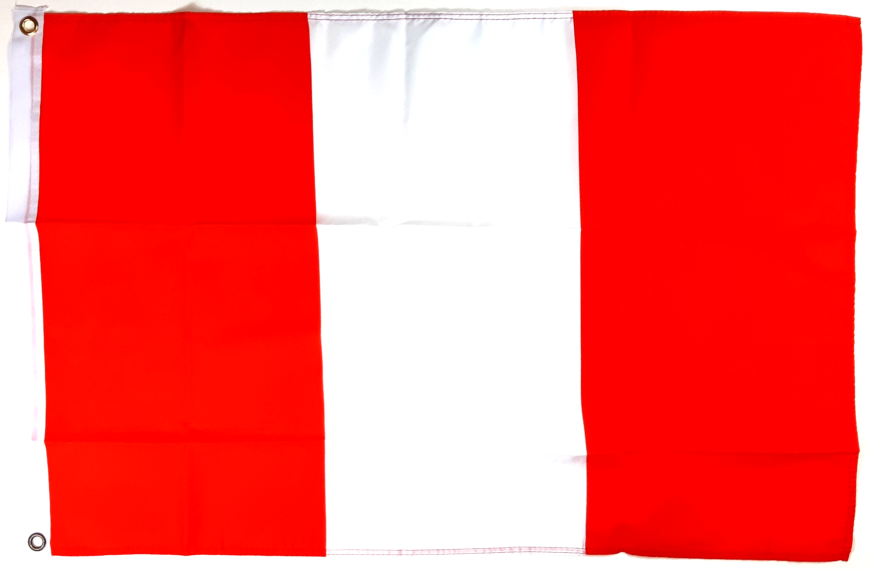 PERU FLAGGA UTAN STATSVAPEN 90X60CM