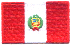 PERU TYGMÄRKE 65x38mm