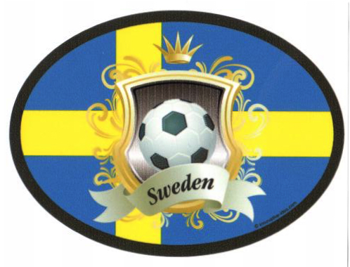 SVERIGE FOTBOLLSNATIONEN DEKAL