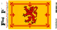 SKOTTLAND ROYAL STANDARD DEKAL 127X90MM