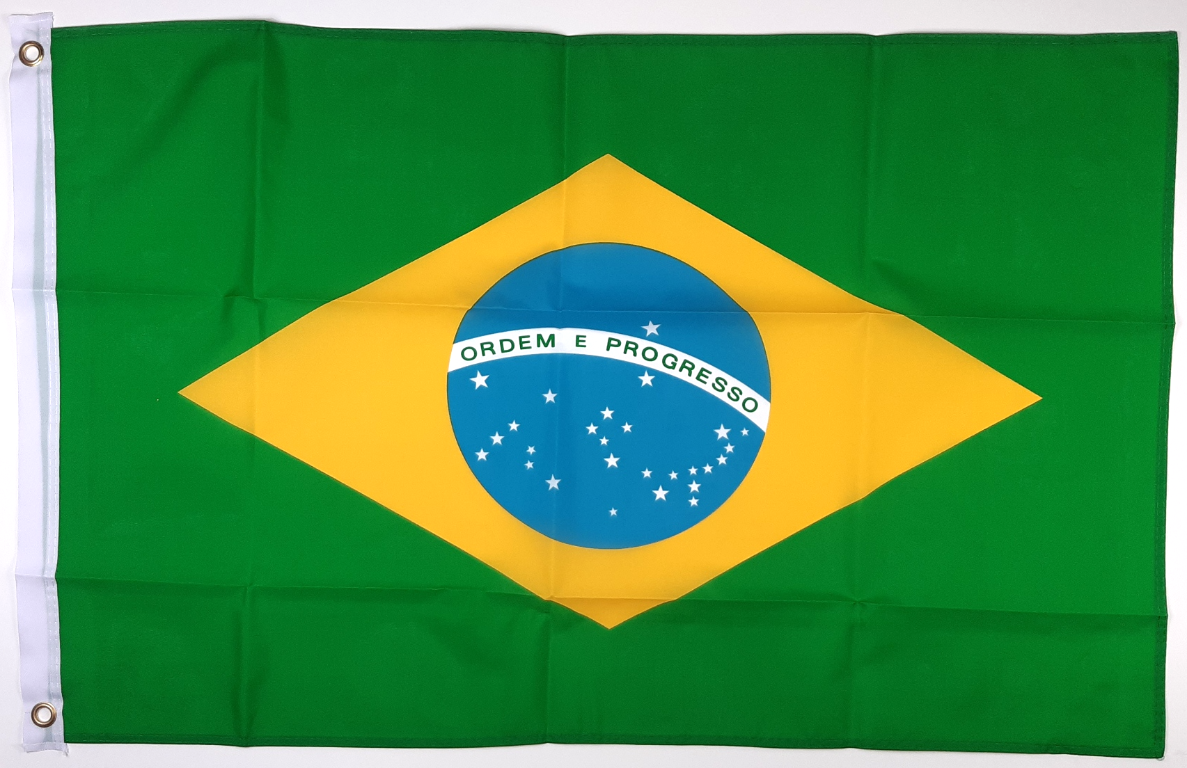 BRASILIEN FLAGGA 240X150CM *Läs beskrivningen*