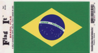 BRASILIEN DEKAL 127X90MM