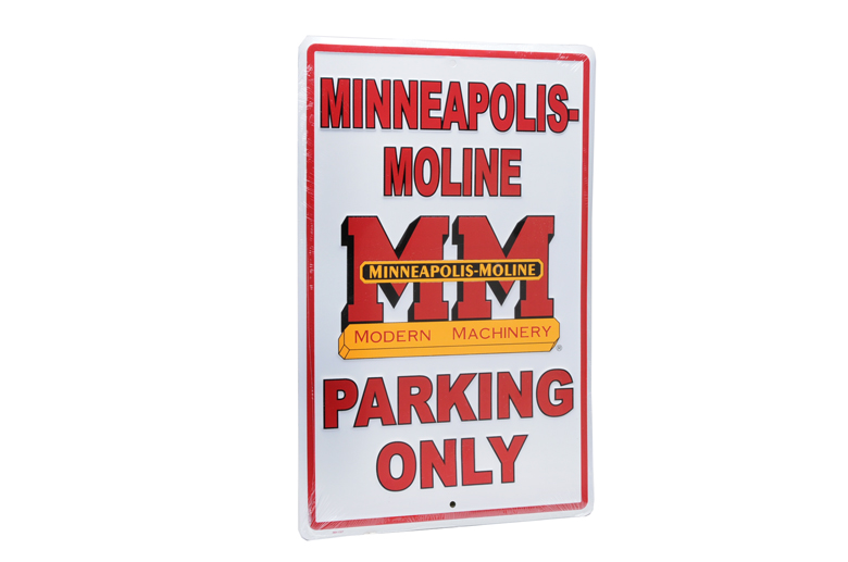 MINNEAPOLIS-MOLINE PARKING ONLY PLÅTSKYLT 46x30cm