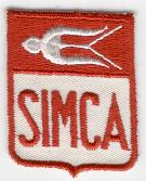 SIMCA TYGMÄRKE 65x51mm