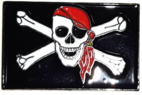 Döskalle "Red Scarf" Pin 26x17mm
