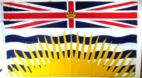 BRITISH COLUMBIA FLAGGA 150X90CM