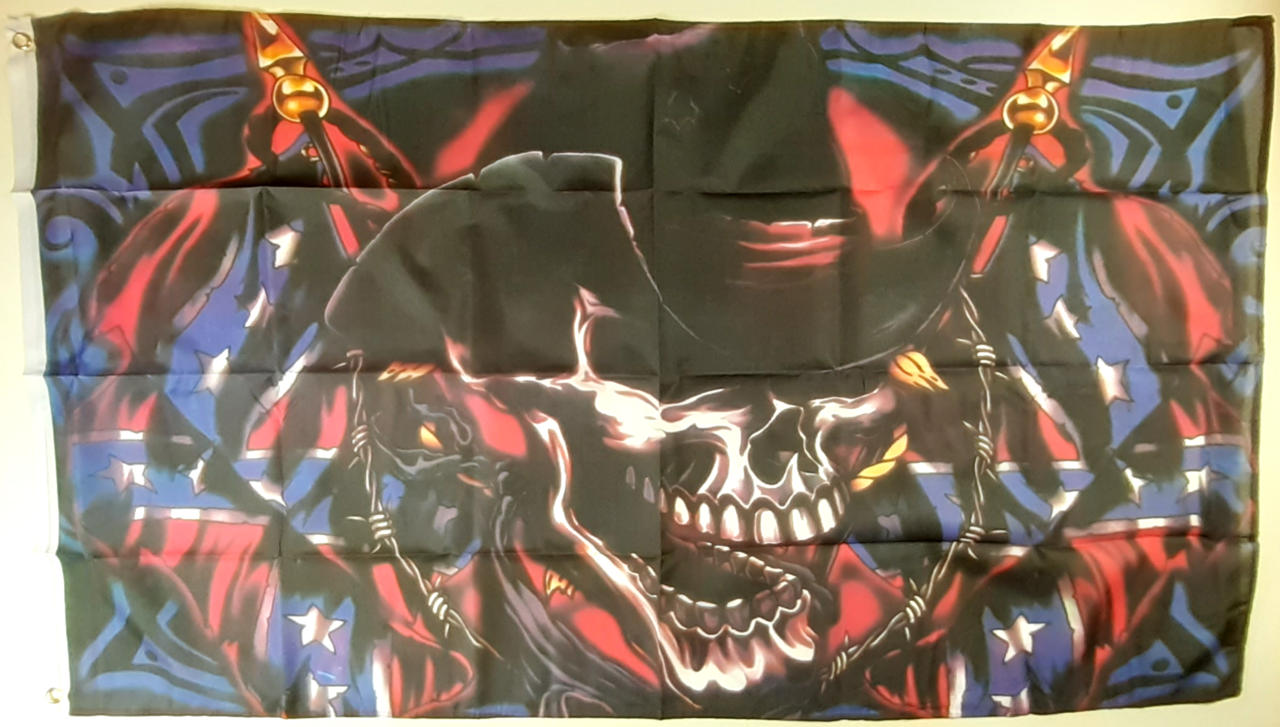 DÖSKALLE COWBOY SYDSTATSFLAGGA 150X90CM