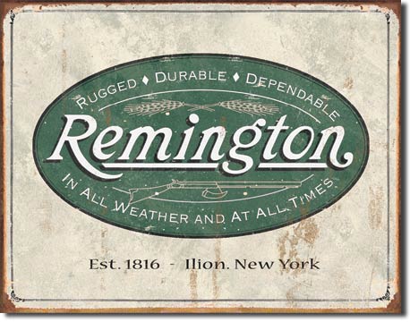 REMINGTON PLÅTSKYLT 40,5x31,5cm