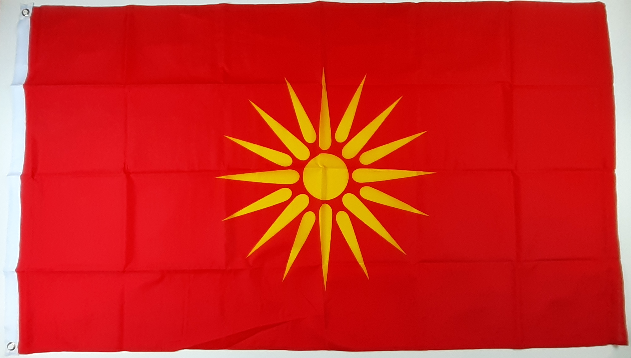 MAKEDONIEN ÄLDRE FLAGGA 150X90CM