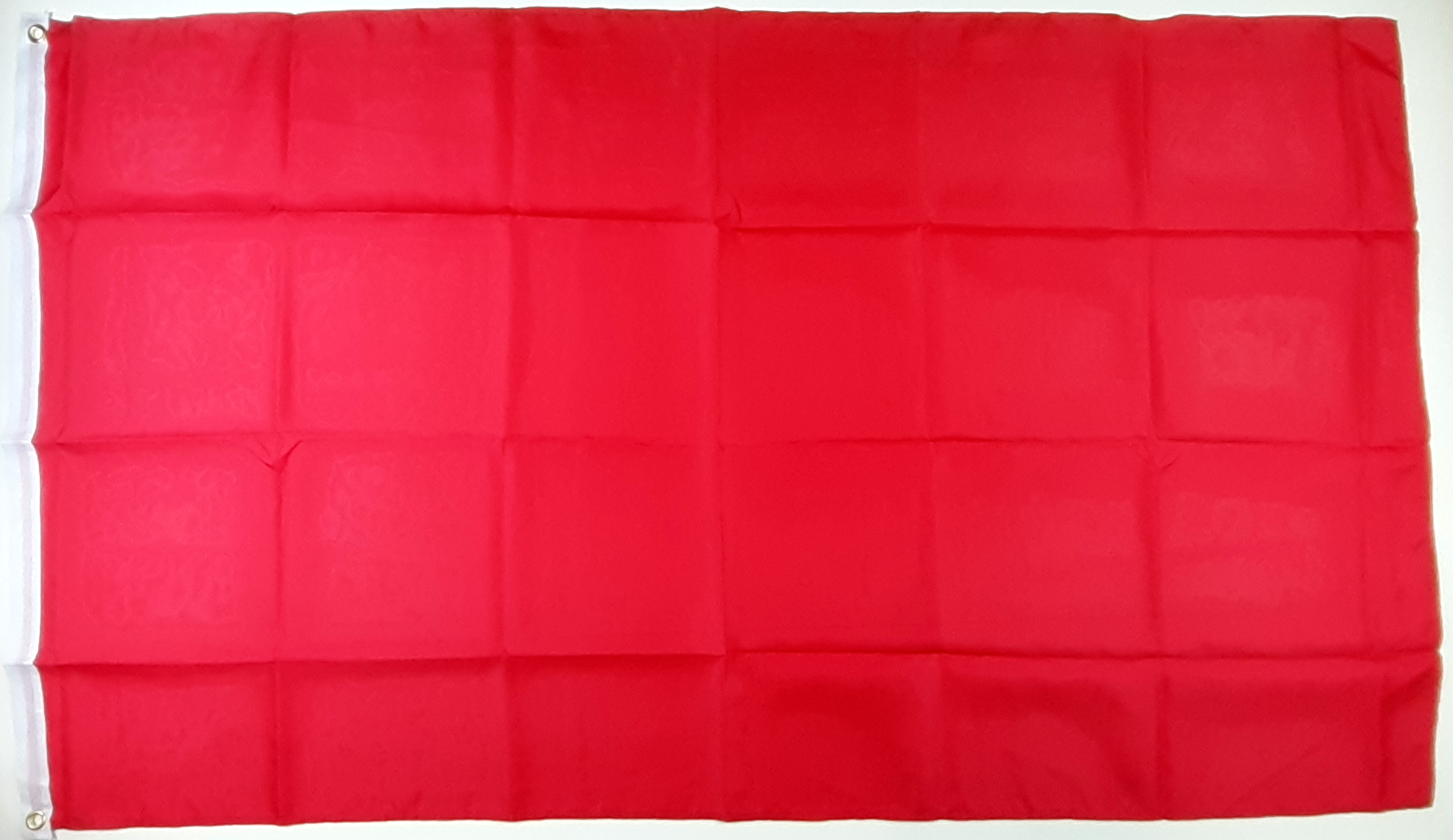 RÖD ENFÄRGAD FLAGGA - FANA 150X90CM