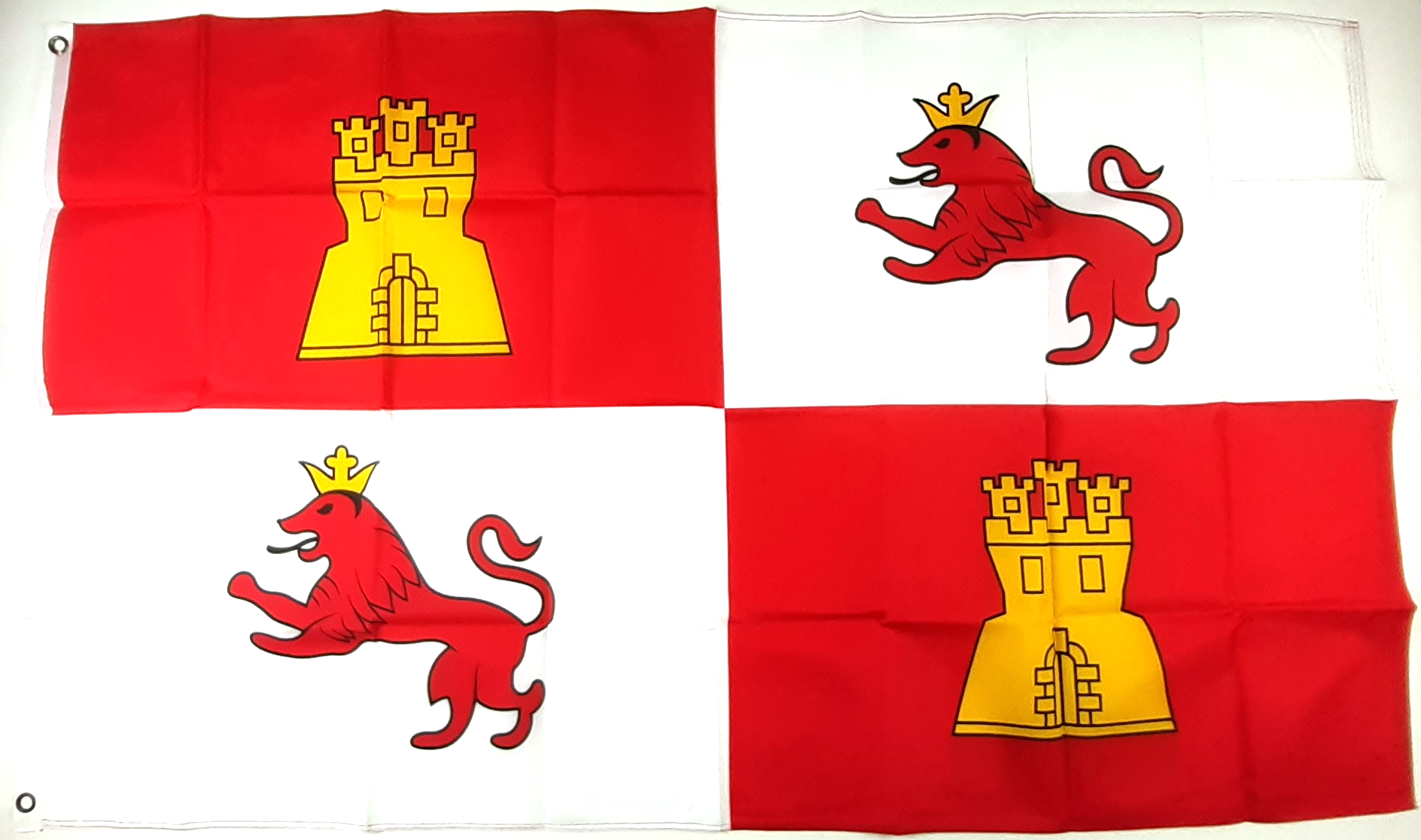 SPANIEN CASTILLA Y LEÓN FLAGGA 150X90CM