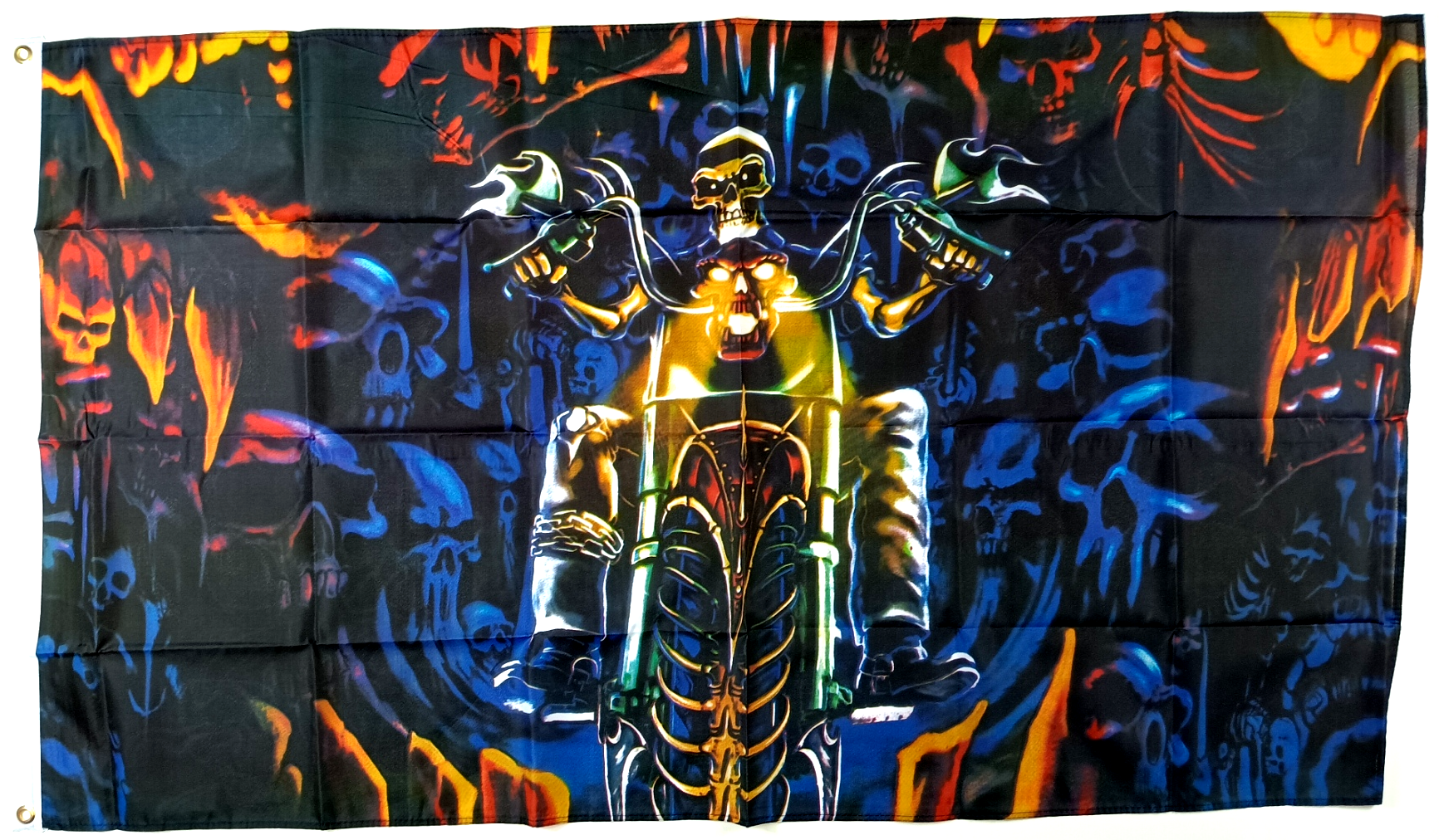 SKULL RIDER DÖSKALLEFLAGGA 150X90CM