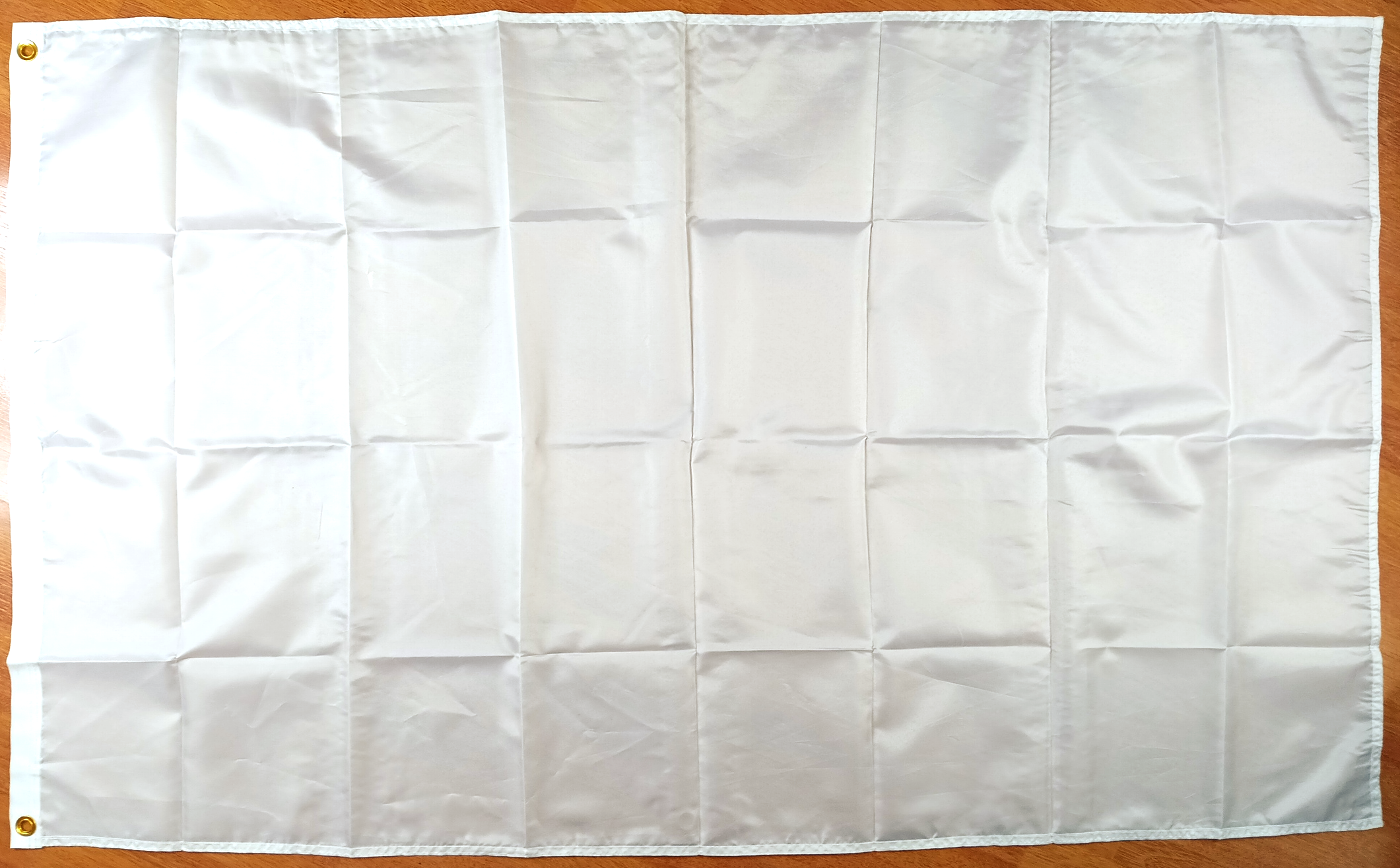 VIT ENFÄRGAD FLAGGA 150X90CM