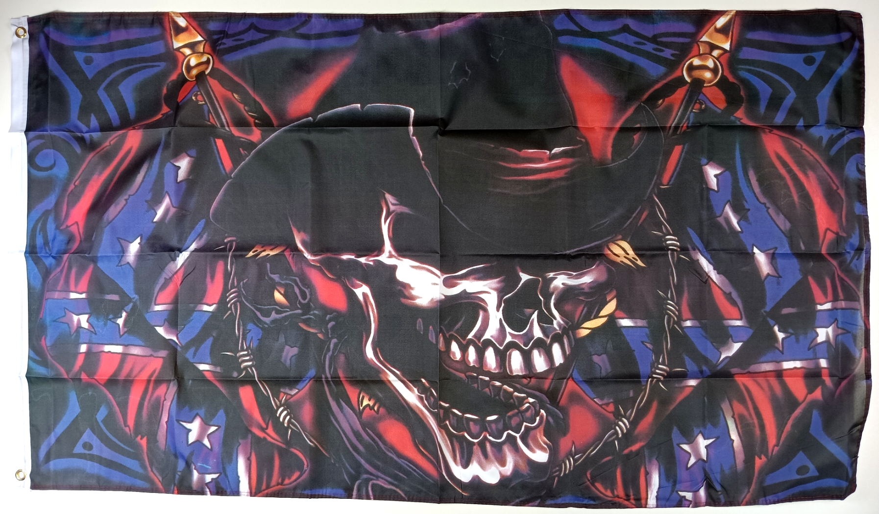 DÖSKALLE COWBOY SYDSTATSFLAGGA 150X90CM