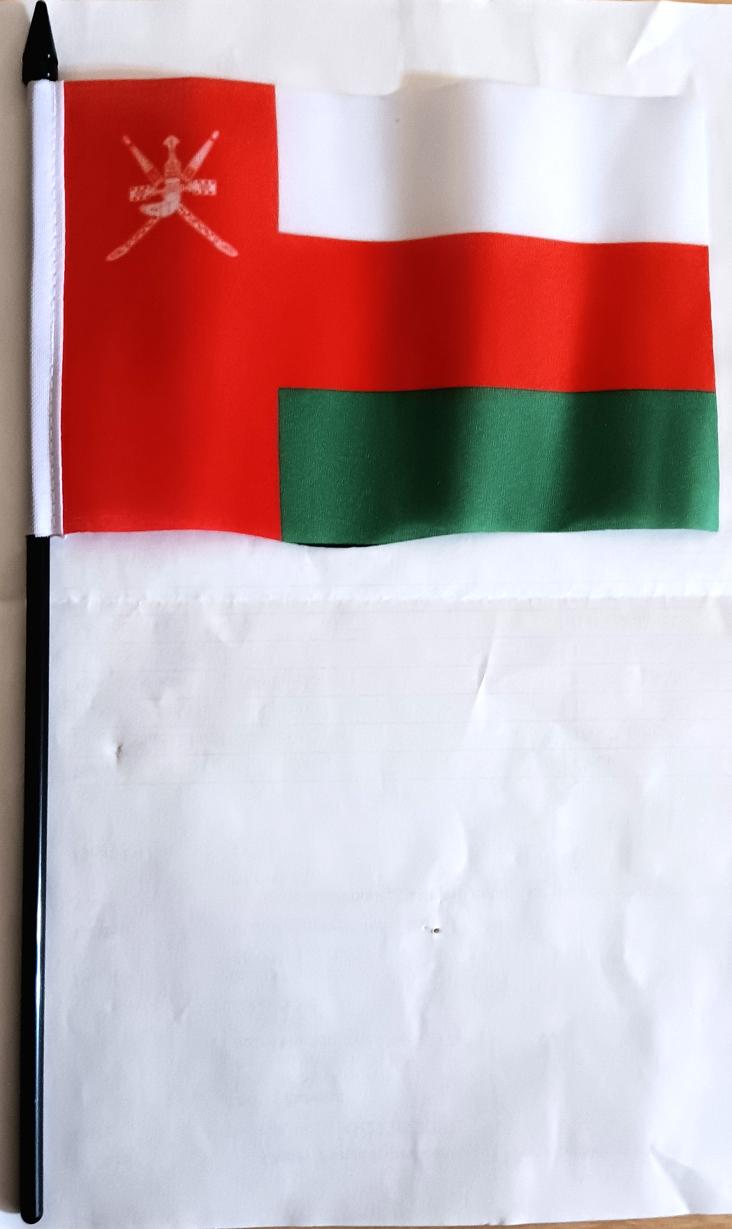 OMAN HANDFLAGGA 15X10CM