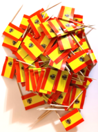 SPANIEN COCKTAILFLAGGOR 100st