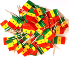 SENEGAL COCKTAILFLAGGOR 100st