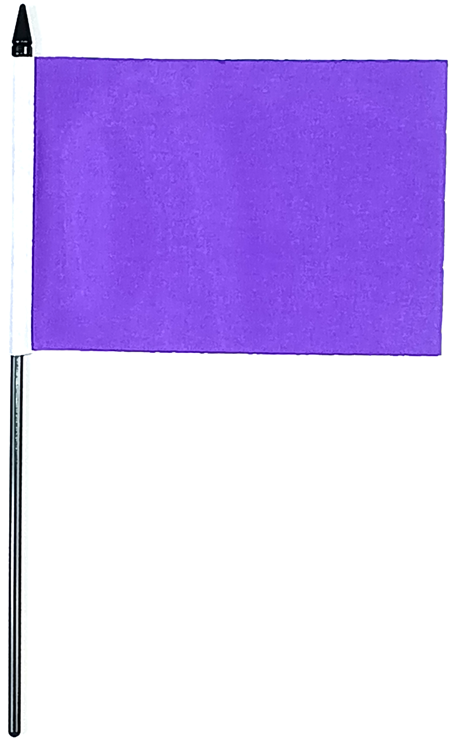 PURPUR/LILA ENFÄRGAD HANDFLAGGA 15X10CM