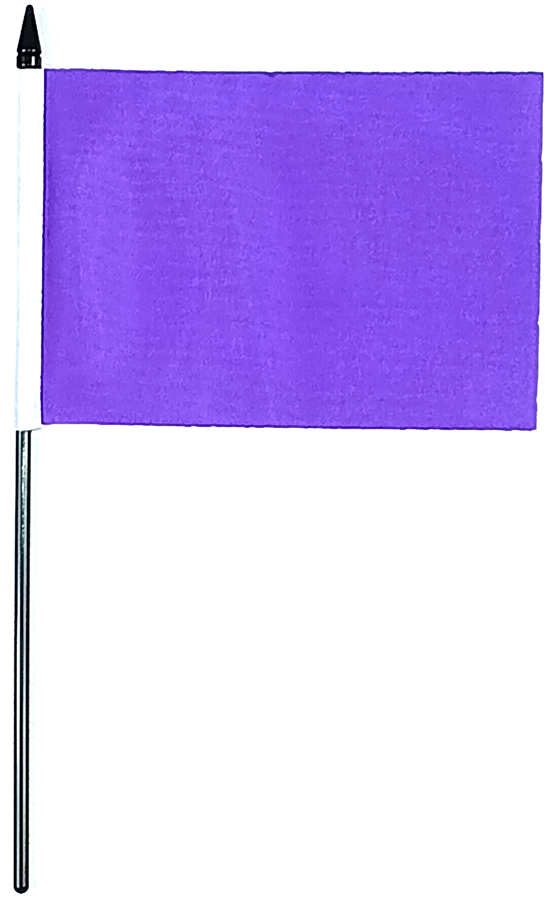 PURPUR/LILA ENFÄRGAD HANDFLAGGA 23X15CM