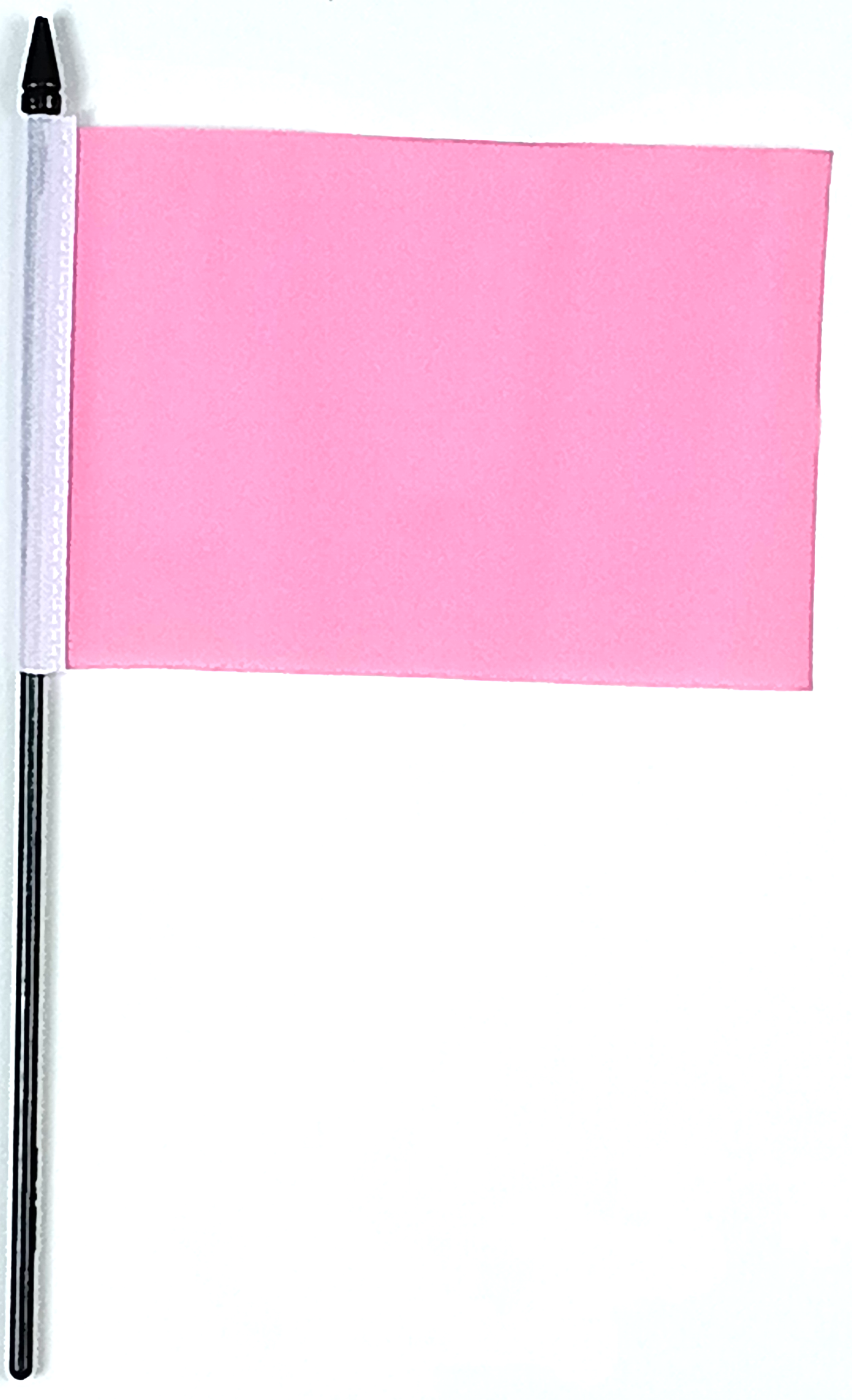 ROSA ENFÄRGAD HANDFLAGGA 23X15CM