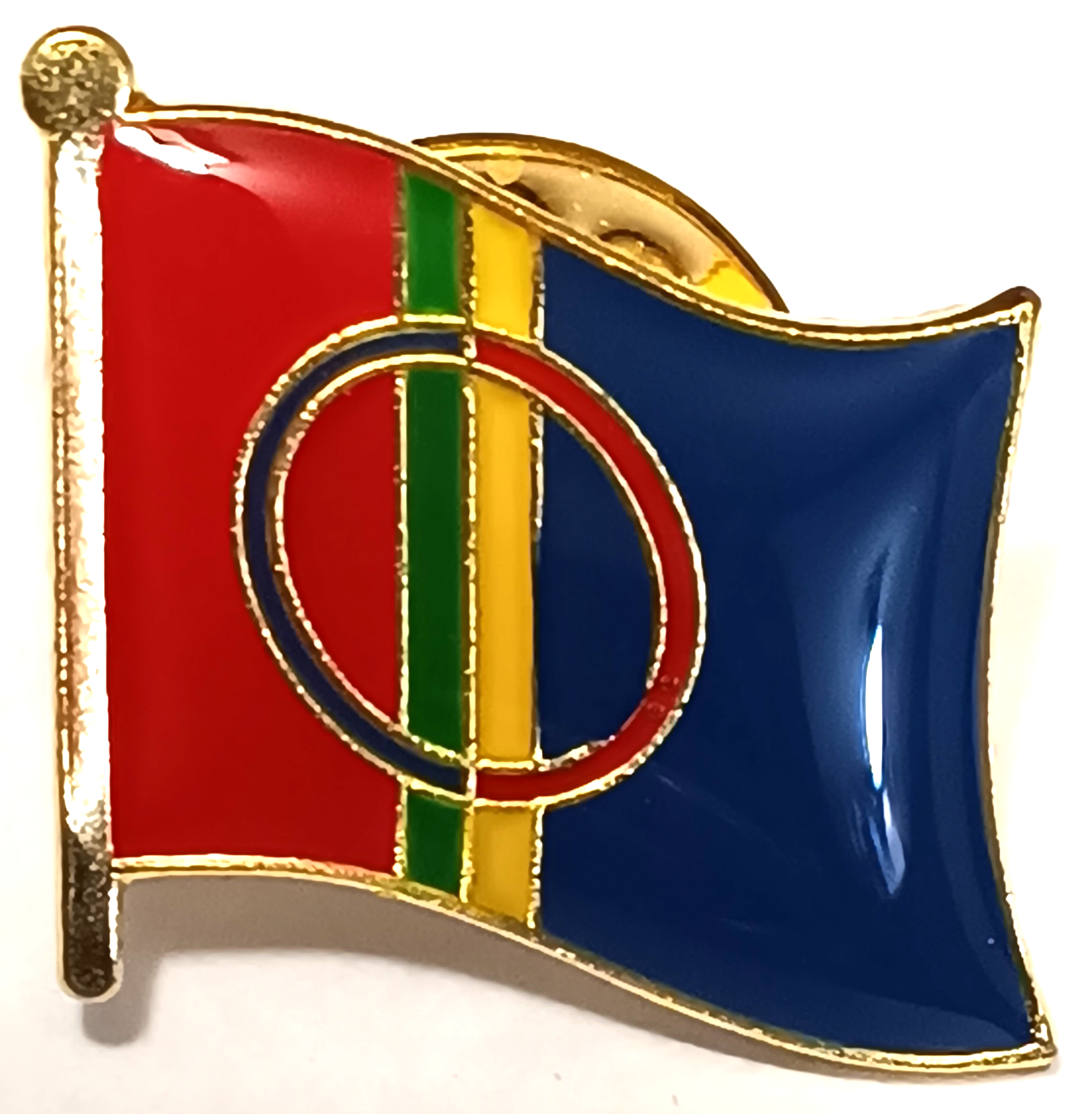 SAMEFLAGGAN PIN 10x15mm