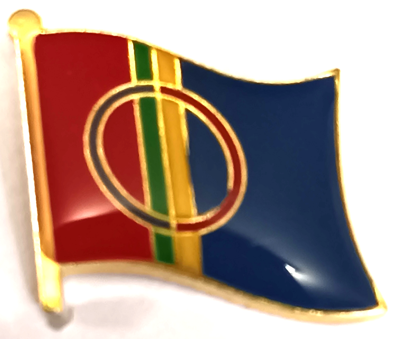 SAMEFLAGGAN PIN 10x15mm