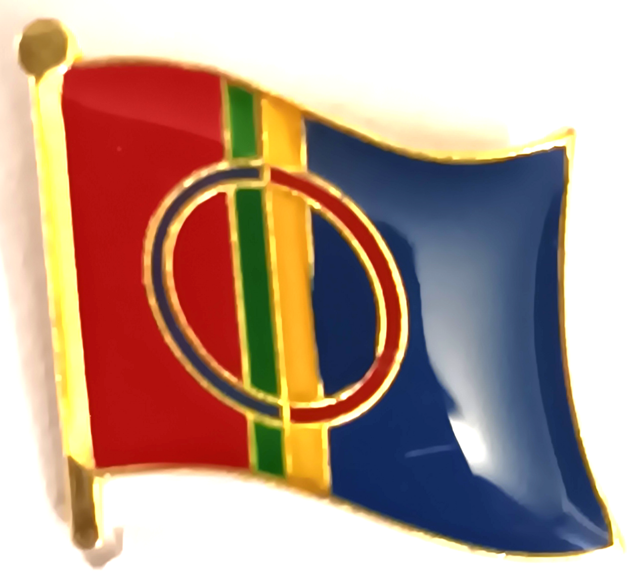 SAMEFLAGGAN PIN 10x15mm