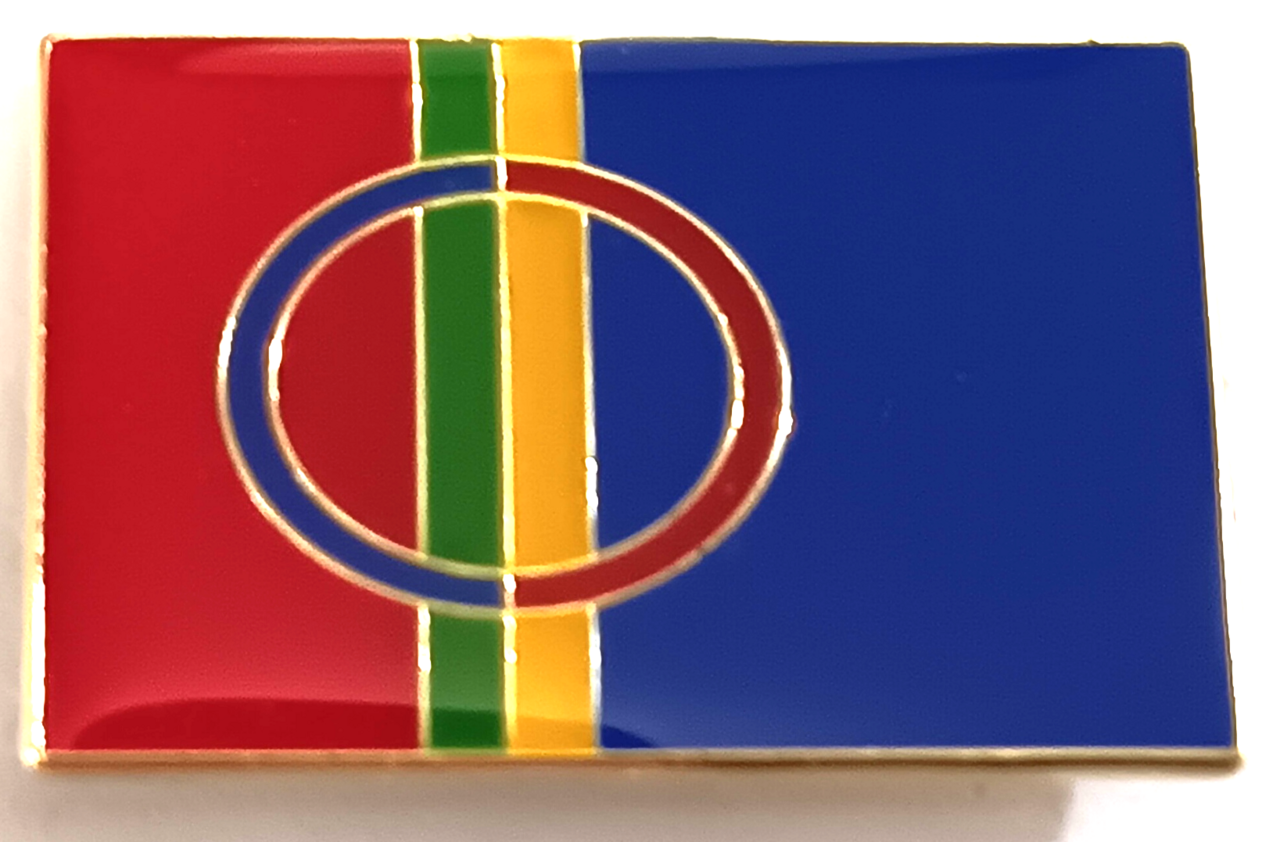 SAMEFLAGGAN PIN 25x16mm