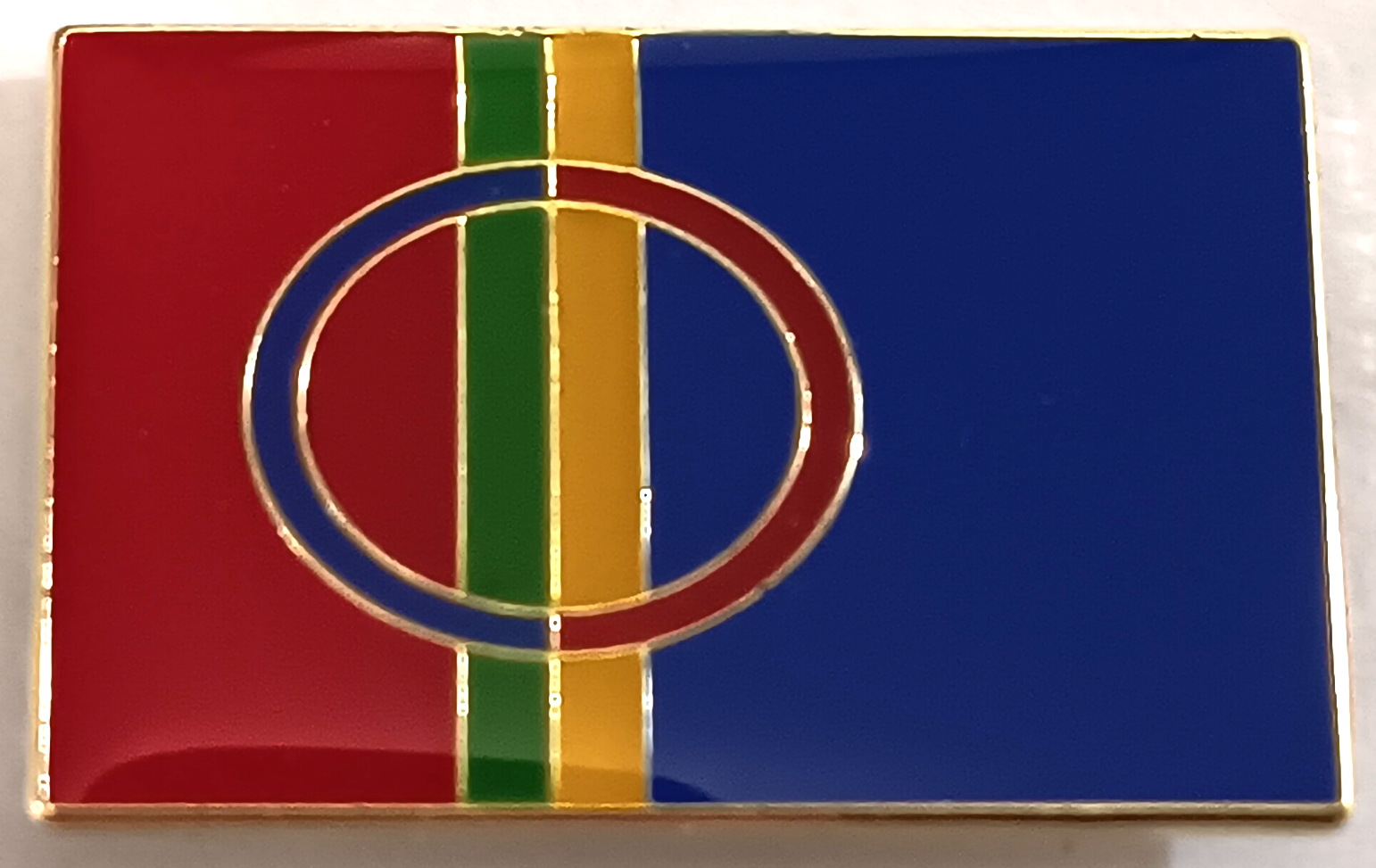 SAMEFLAGGAN PIN 25x16mm