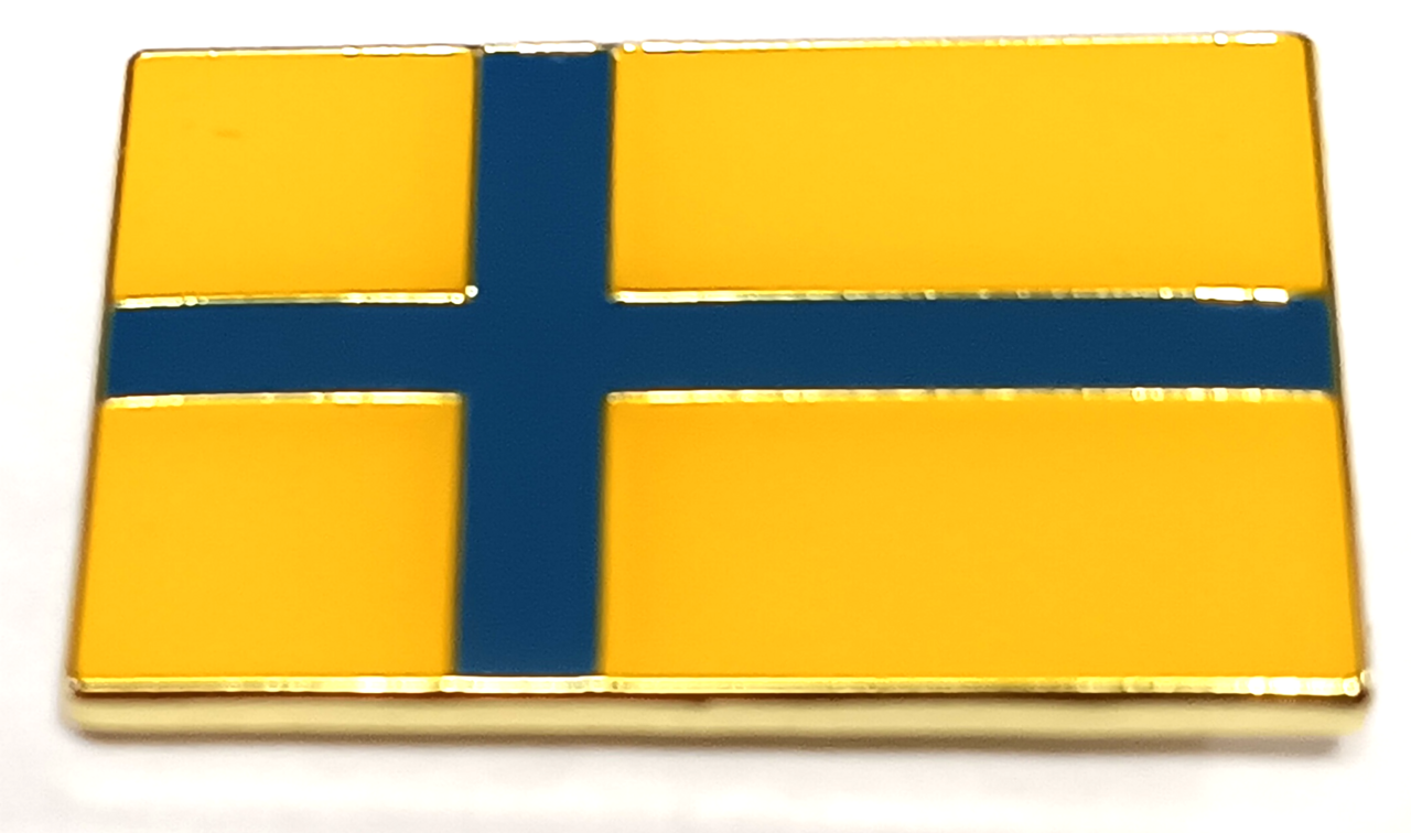 ÖSTGÖTAFLAGGAN PIN 25x16mm