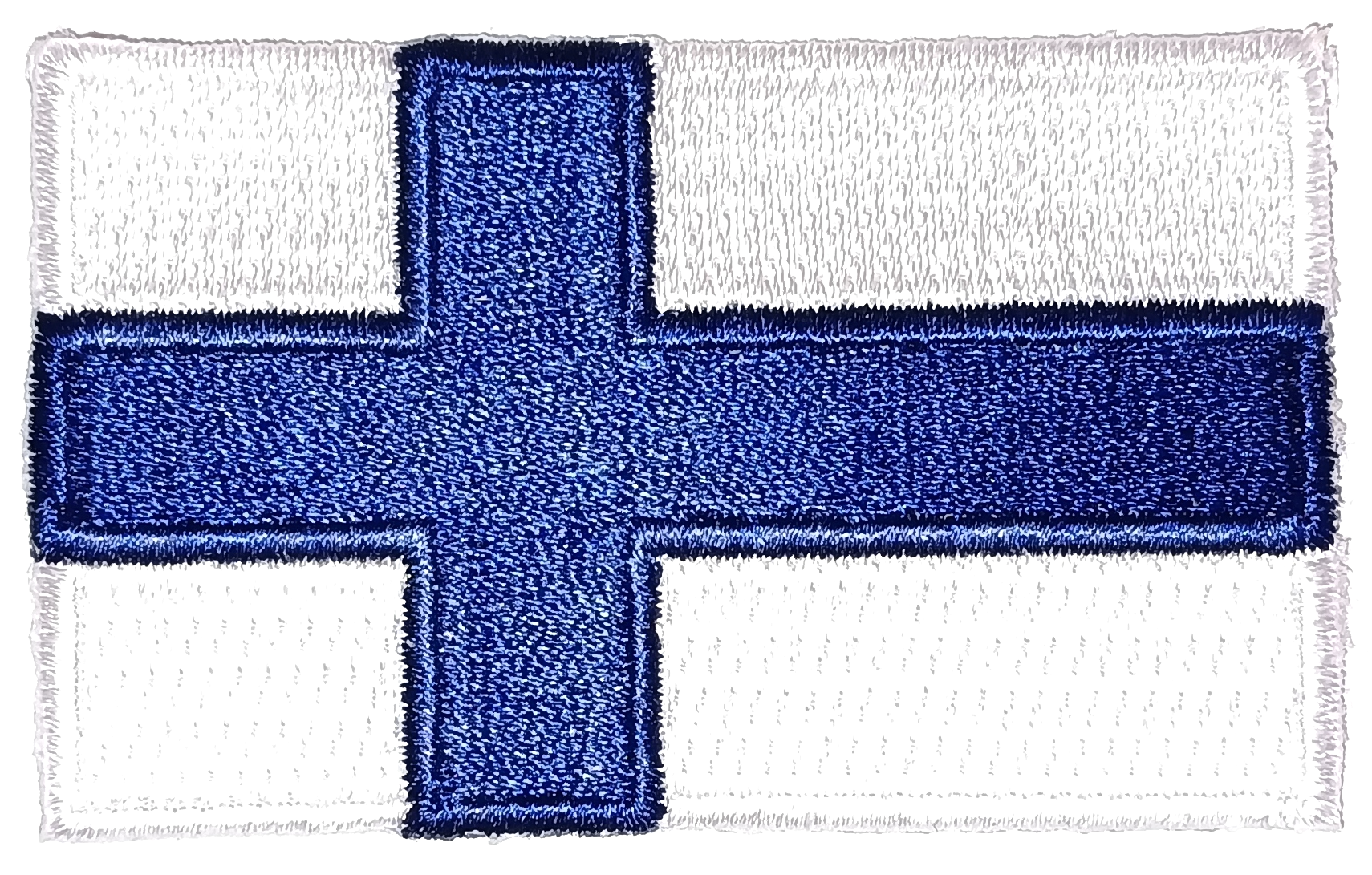 FINLAND TYGMÄRKE 65x38mm