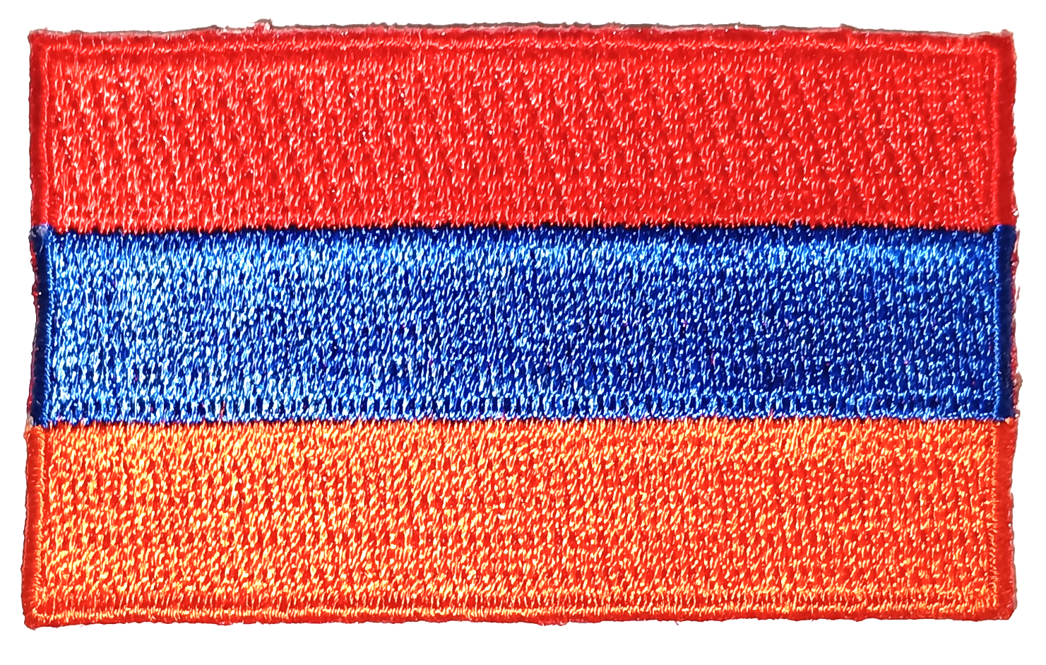 ARMENIEN TYGMÄRKE 65x38mm